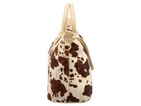 Harbour 2nd FL.15126 Enola FashionLights Damen Griff-Handtasche Felloptik Leder cow brown