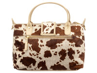 Harbour 2nd FL.15126 Enola FashionLights Damen Griff-Handtasche Felloptik Leder cow brown