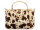 Harbour 2nd FL.15126 Enola FashionLights Damen Griff-Handtasche Felloptik Leder cow brown