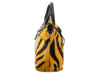 Harbour 2nd FL.15126 Enola FashionLights Damen Griff-Handtasche Felloptik Leder tiger black