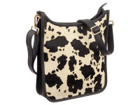 Harbour 2nd FL.15127 FashionLights Hobobag Felloptik Leder cow black
