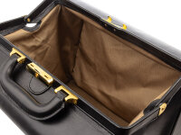 Schneiders Vienna 66701 Arztkoffer Doktortasche aus echtem Leder schwarz