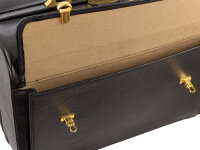 Schneiders Vienna 66701 Arztkoffer Doktortasche aus echtem Leder schwarz