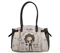 Anekke Orchestra Shopper Schultertasche 43802-438-schwarz / beige