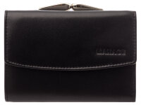 Manage Bügelbörse 41101 Lassic Leder Geldbörse schwarz