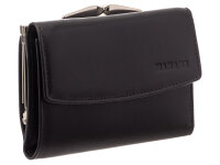 Manage Bügelbörse 41101 Lassic Leder Geldbörse schwarz