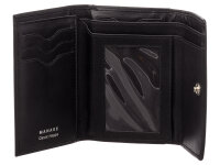 Manage Bügelbörse 41101 Lassic Leder Geldbörse schwarz
