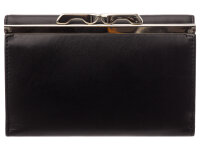 Manage Bügelbörse 41104 Classic Leder Geldbörse 01 schwarz