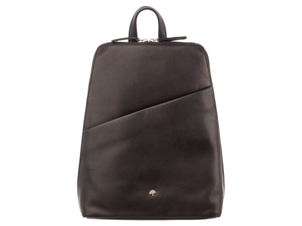 Prato AL08 A Cityrucksack Rindleder schwarz