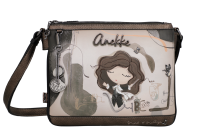 Anekke Orchestra Quadratische Umhängetasche 43803-145-schwarz / beige