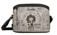 Anekke Orchestra Umhängetasche 3 Fächer 43803-258-schwarz / beige