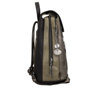Anekke Orchestra Rucksack mit Überschlag 43805-270-schwarz / beige