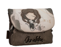 Anekke Orchestra Knipsbörse mit Überschlag 43809-016-schwarz / beige