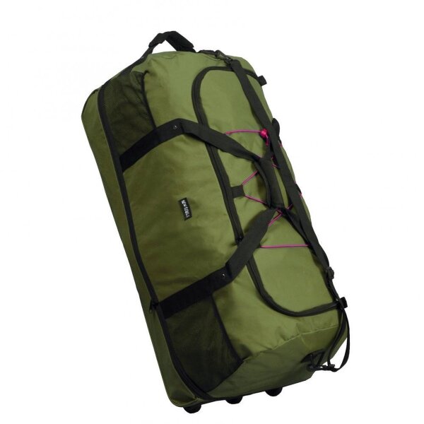 New Rebels 21.1011 "Newark" Airmont  Roll-able Trolley Rollenreistasche 23 olive