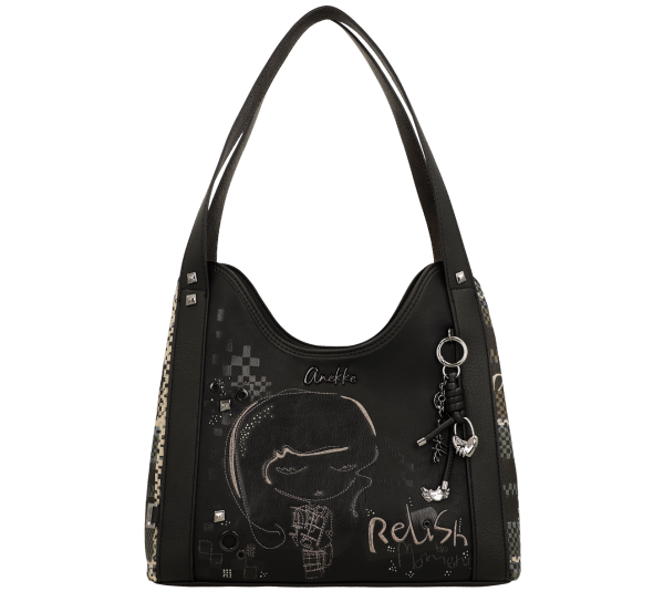 Anekke Iron Schultertasche 43752-203-schwarz