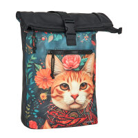 New Rebels 51.1496 Mart Art "New York" Rolltop Rucksack New York Cat