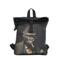 New Rebels 51.1549 Mart Art  "LOS ANGELES"  Roll Top Rucksack Los Angeles Gorilla
