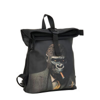 New Rebels 51.1549 Mart Art  "LOS ANGELES"  Roll Top Rucksack Los Angeles Gorilla