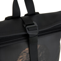 New Rebels 51.1549 Mart Art  "LOS ANGELES"  Roll Top Rucksack Los Angeles Gorilla