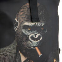 New Rebels 51.1549 Mart Art  "LOS ANGELES"  Roll Top Rucksack Los Angeles Gorilla