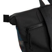 New Rebels 51.1558 Mart Art  "LOS ANGELES"  Roll Top Rucksack Los Angeles Bulldoge