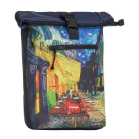New Rebels 51.1502 Mart Art "New York" Rolltop Rucksack New York Cafe at Night