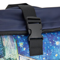 New Rebels 51.1502 Mart Art "New York" Rolltop Rucksack New York Cafe at Night