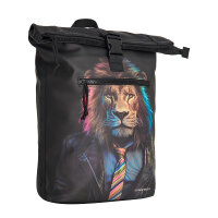 New Rebels 51.1513 Mart Art "New York" Rolltop Rucksack New York Lion