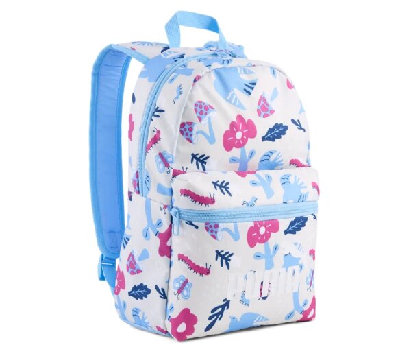 Puma Phase AOP Small Backpack 11 Liter Kinderrucksack 091324 frosted ivory little foreste