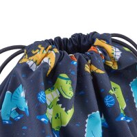Puma Phase AOP Small Gym Sack 11 Liter Sportbeutel 091325 navy sporty dino