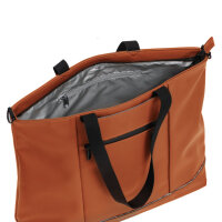 DANIEL RAY DRS18.1394 "Bend" Dull Rubber PU Shopper 23 orange