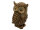 Noor Living 13931 Dekofigur Eule "Gustav" Holzoptik M seitlich guckend