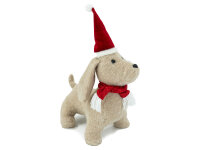 Noor Living 32186 Hund mit Weihnachtsmütze...