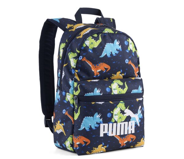 Puma Phase AOP Small Backpack 11 Liter Kinderrucksack 091324 navy sporty dino