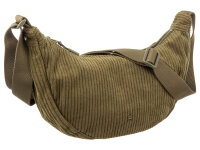 Prato SC07-1 zeitlose Crossover Bag aus Breitcord Moonbag dark green