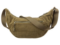 Prato SC07-1 zeitlose Crossover Bag aus Breitcord Moonbag dark green