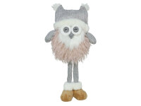 GERIMPORT 670508 Eule Teleskopbeine rosa / grau