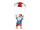 GERIMPORT 692036 Santa Tropic Fallschrim bunt