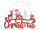 GERIMPORT 468372 Christmas Türanhänger Schriftzug rot