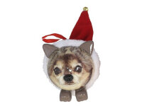 GERIMPORT 365152 Baumkugel ca. 80 mm Chihuahua schwarz