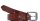 Red Point Ledergürtel mit Doppelnaht 105cm - Marone