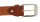 Red Point Ledergürtel mit Doppelnaht 105cm - Marone