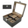 Friedrich Uhrenkoffer für 5 Uhren mit LED Uhrenbox