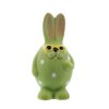 Mel-O-Design Osterhasen Dekoration Hase mit Brille stehend 7 cm x 13 cm x 7 cm