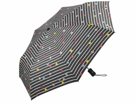 Grau Bikini Dots & Stripes