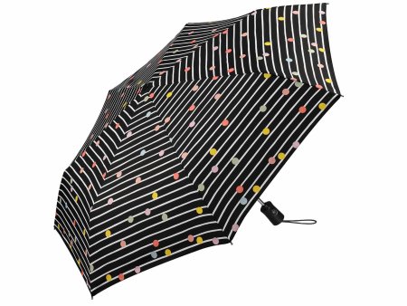 Schwarz Bikini Dots & Stripes