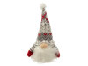 Christmas Paradies 43224 Wichtel mit LED warm weißes Licht Gnom mit Strickmütze