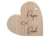 Noor Living 43470 Herz Holzaufsteller mit Spruch – Geschenk für Mama & Papa